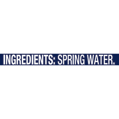 Ozarka Spring water product detail 12oz single ingredients