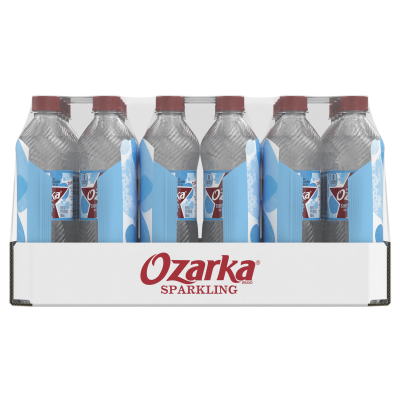 Ozarka Sparkling Water Simply Bubbles Product details 500mL 24 pack front view