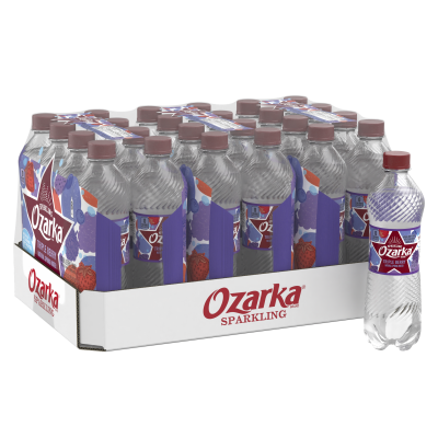 Ozarka Sparkling Water Triple Berry Product details 500mL 24 pack