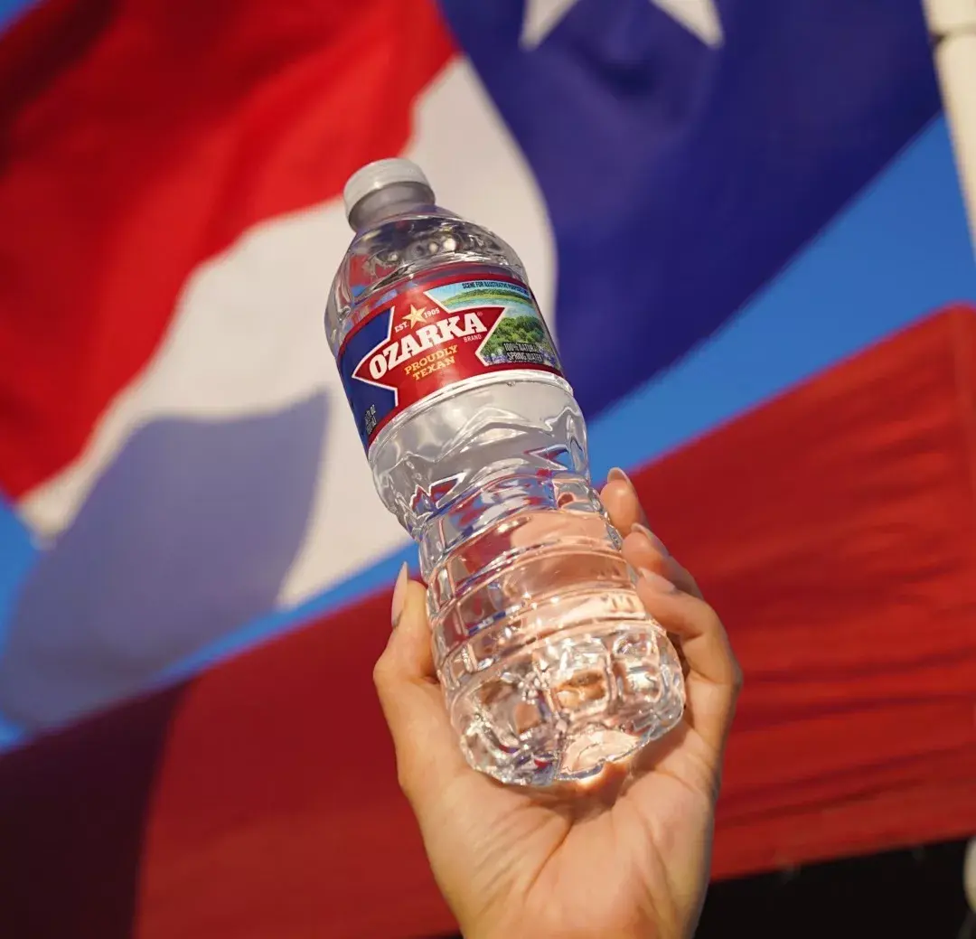 Ozarka Spring Water bottles