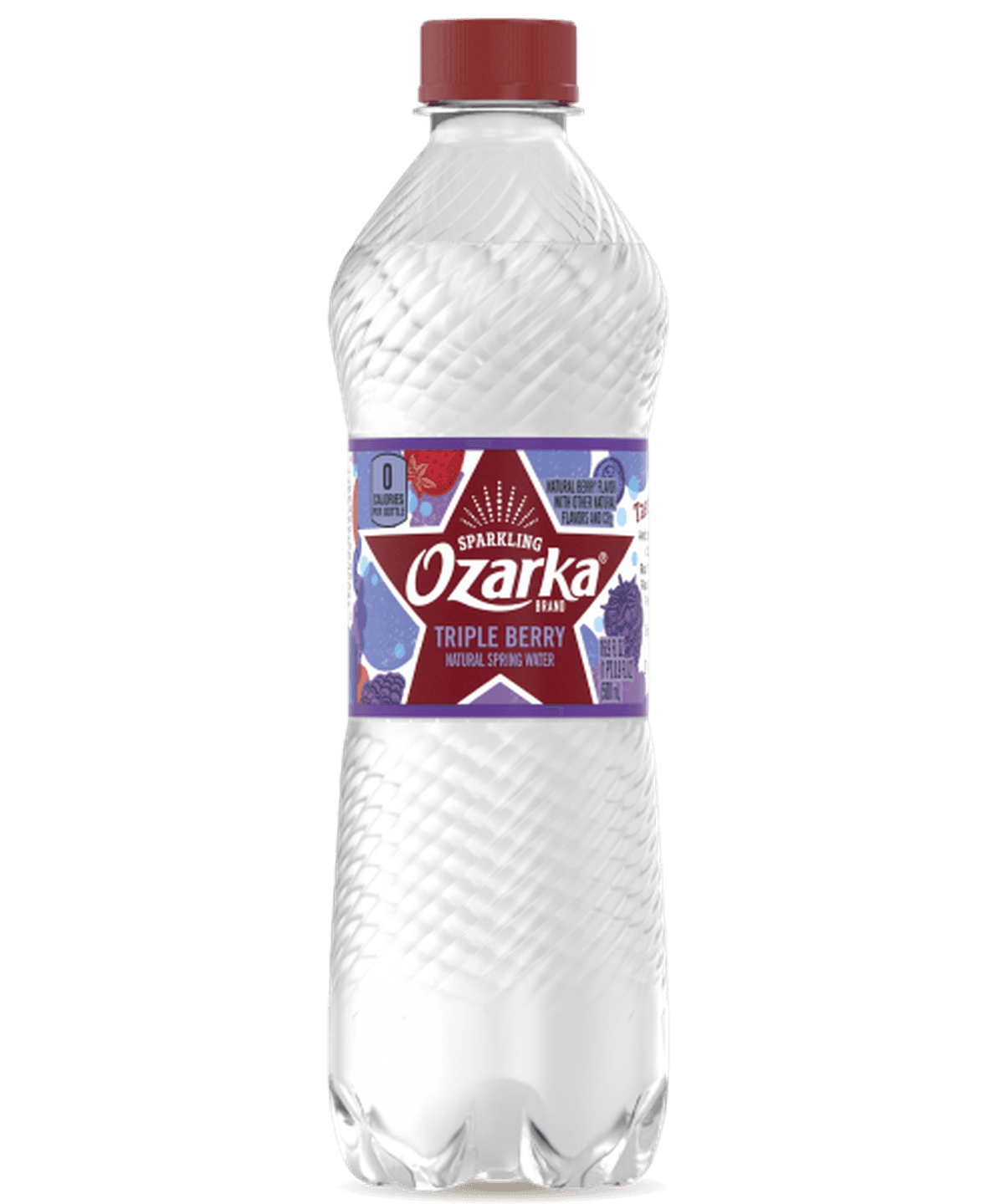 Ozarka Sparkling Water Triple Berry Product details 500mL single