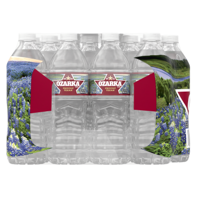 Ozarka Spring water product detail 500ml 24 + 4 pack right view