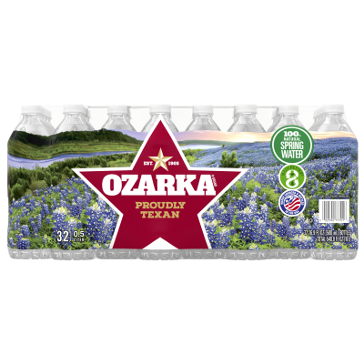 Ozarka Spring water product detail 500ml 32 pack front view
