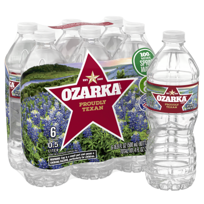 Ozarka Spring water product detail 500ml 6 pack