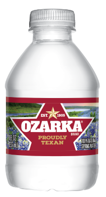 8 Ounce Bottled Spring Water  Ozarka® Brand 100% Mountain Spring Water