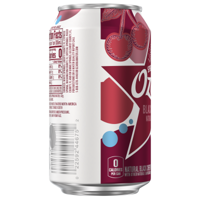 Ozarka Sparkling Water Black Cherry Product details 12oz can single left view