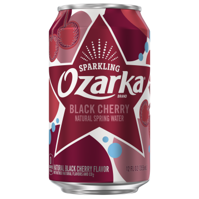 Ozarka Sparkling Water Black Cherry Product details 12oz can single