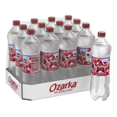 Ozarka Sparkling Water Black Cherry Product details 1L 12 pack