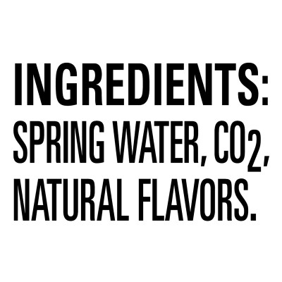 Ozarka Sparkling Water Black Cherry Product details 1L single ingredients