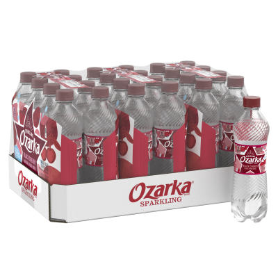 Ozarka Sparkling Water Black Cherry Product details 500mL 24 pack