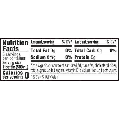Ozarka Sparkling Water Black Cherry Product details 500mL 8 pack nutrition facts