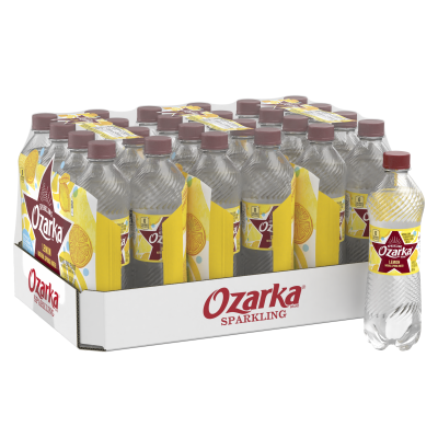 Ozarka Sparkling Water Lively Lemon Product details 500mL 24 pack