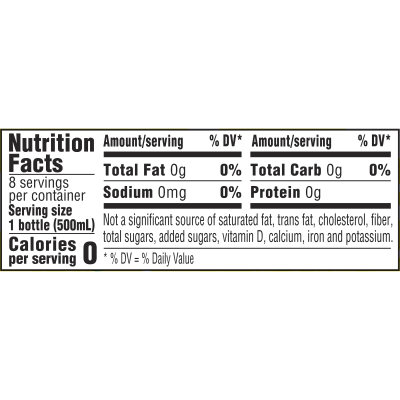 Ozarka Sparkling Water Lively Lemon Product details 500mL 8 pack nutrition facts