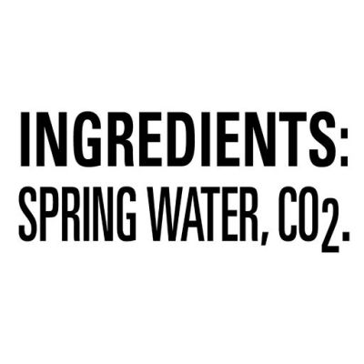 Ozarka Sparkling Water Simply Bubbles Product details 12oz single ingredients