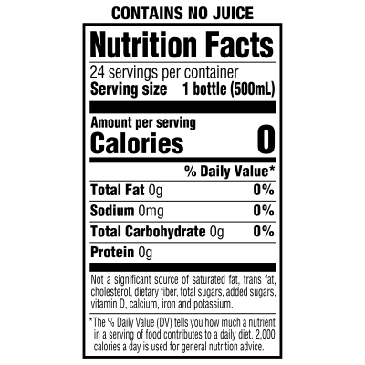 Ozarka Sparkling Water Simply Bubbles Product details 500mL 24 pack nutrition facts