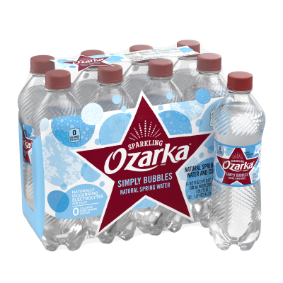 Ozarka Sparkling Water Simply Bubbles Product details 500mL 8 pack