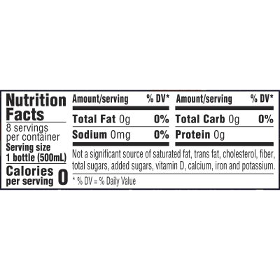 Ozarka Sparkling Water Triple Berry Product details 500mL 8 pack nutrition facts