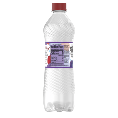Ozarka Sparkling Water Triple Berry Product details 500mL single back view