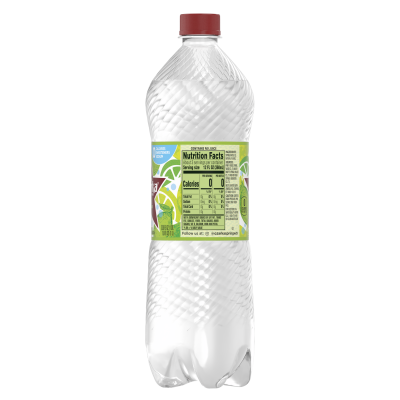 Ozarka Sparkling Water Zesty Lime Product details 1L single back view