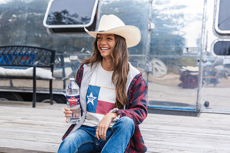 ozarka spring water bottles. Proudly texan.