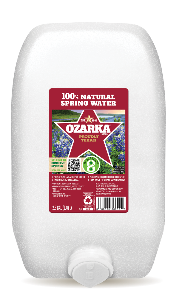 2.5 Gallon Jug Bottled Water