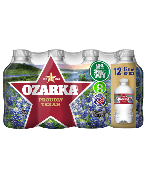 Ozarka Spring water product detail 12oz 12 pack