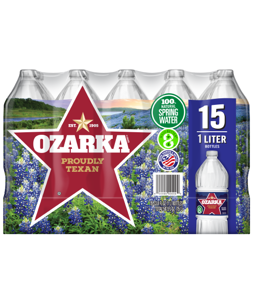 Ozarka Spring water product detail 1L 15pack