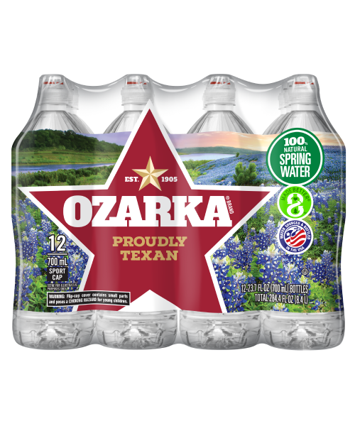 Ozarka Spring water product detail 700ml 12pack