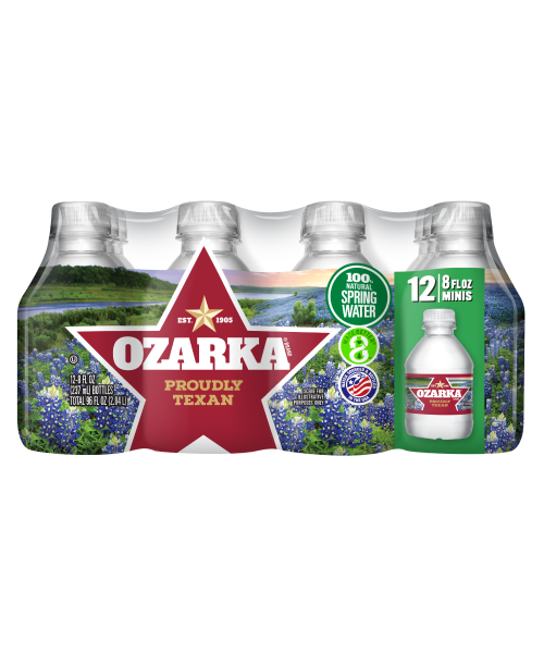 Ozarka Spring Water 8oz bottle 12 pack