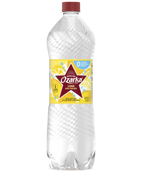 Ozarka Sparkling Water Lively Lemon Product details 1L  single