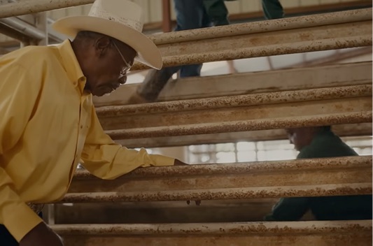Rodeo legend bull rider Myrtis Dightman.