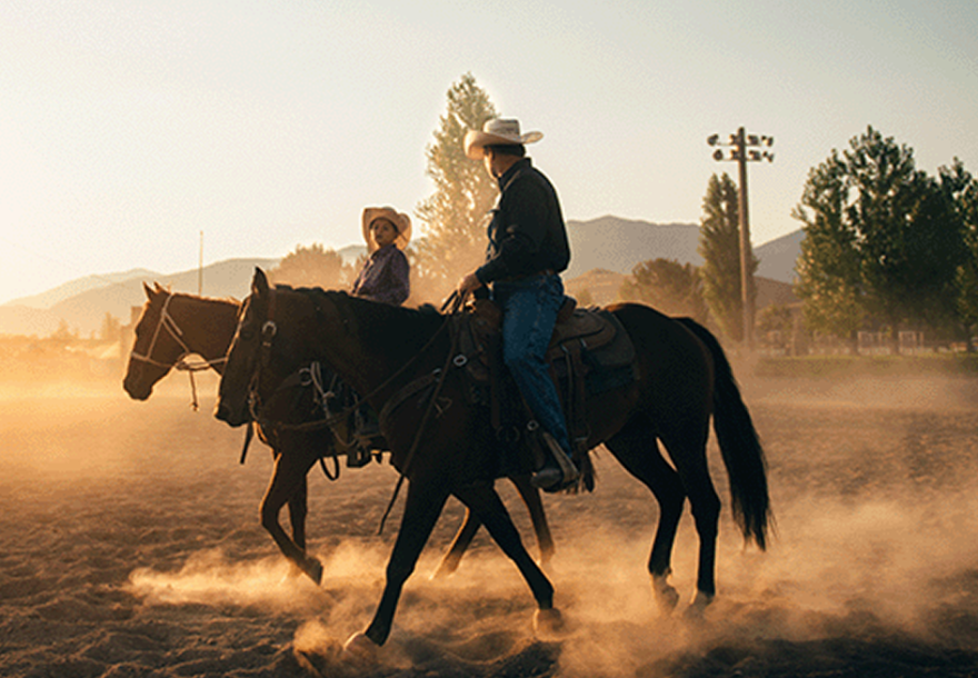 Man drinking chilled bottle of ozarka water