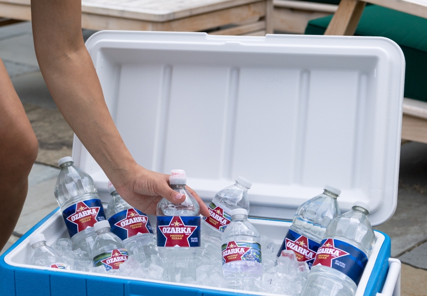cooler filled with ozarka spring water cooler filled with ozarka spring water